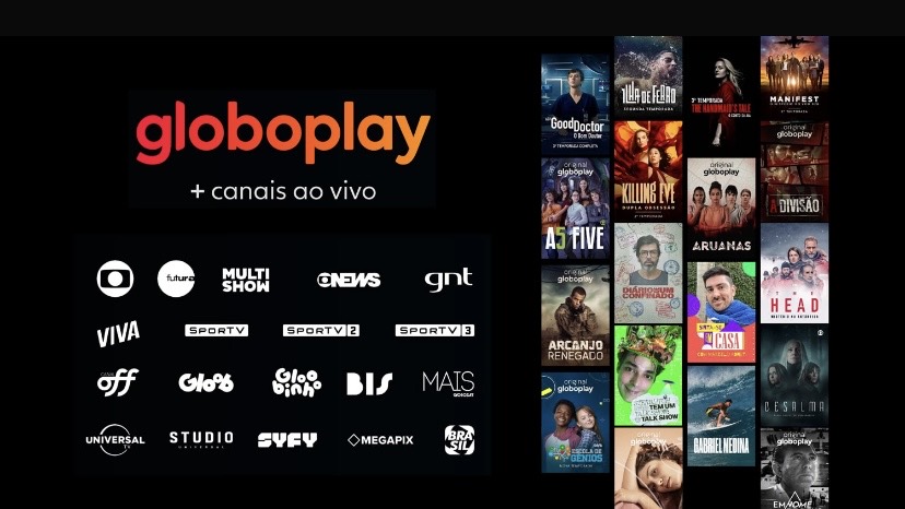 Globoplay com canais ao vivo, filmes, séries e programação para toda a família